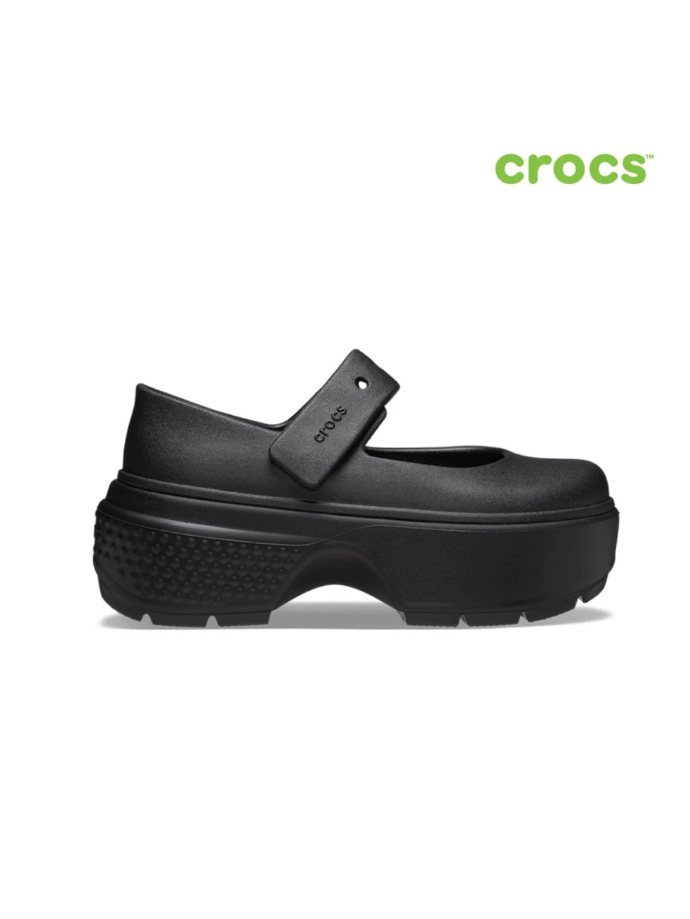 CROCS Platform Mary Jane  - Black